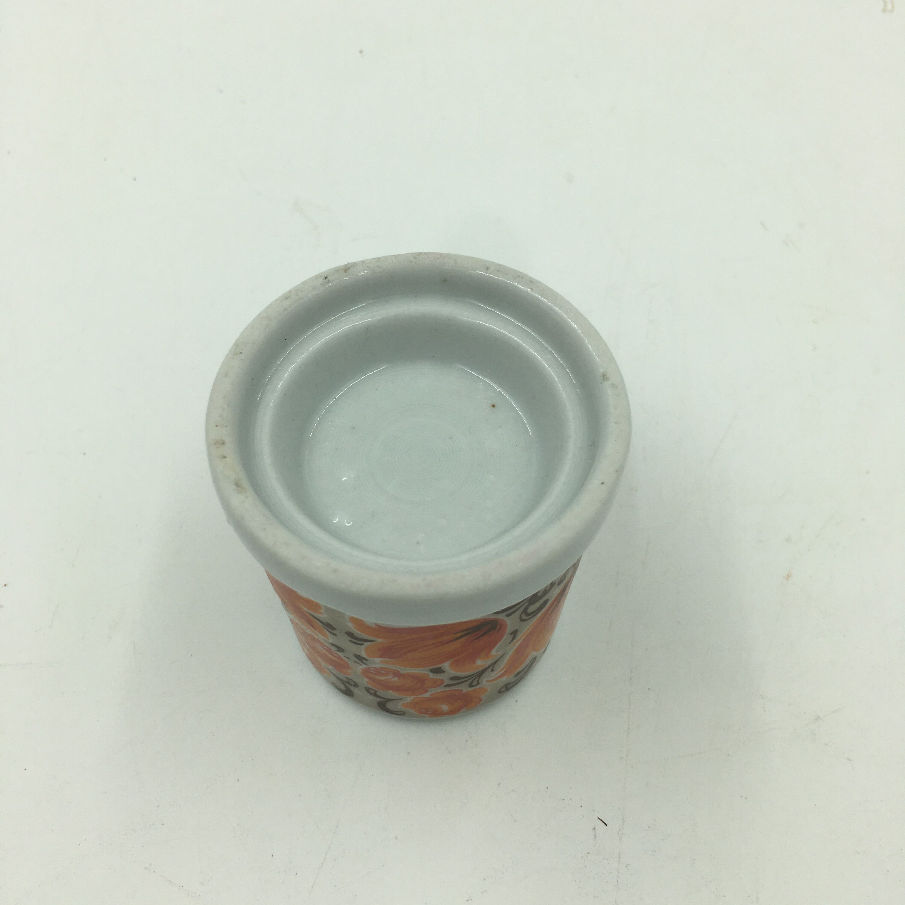 Set of 5 ceramic drip glasses