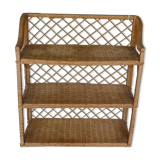 Wicker shelf