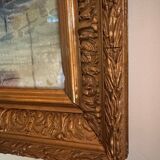 Old painting, Marine, signed Marie (1880-1977)