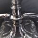 Candlestick in silver metal