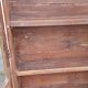 Antique wooden glass cabinet