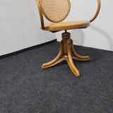 Vintage bentwood swivel chair.