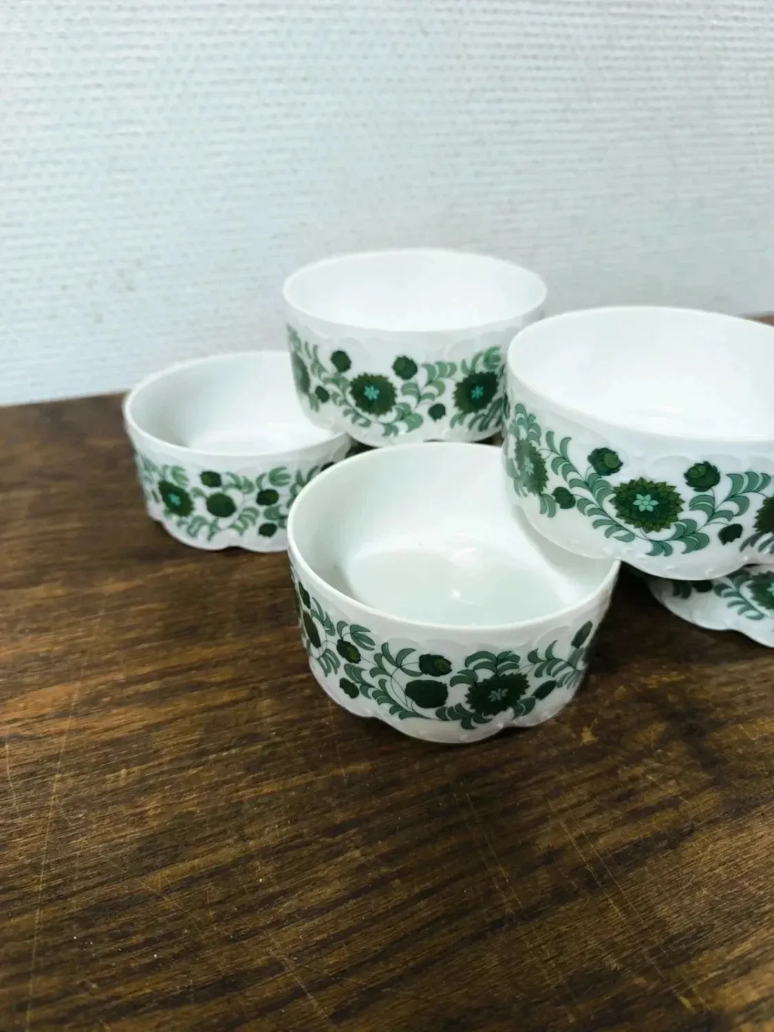 Set of 6 Rosenthal Monbijou Bowls Ramekins Decor Giscard Vintage Porcelain
