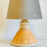Geometric ceramic lamp by larec 80s