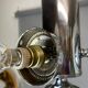 Chandelier atomique à 4 lumières de l'ère spatiale