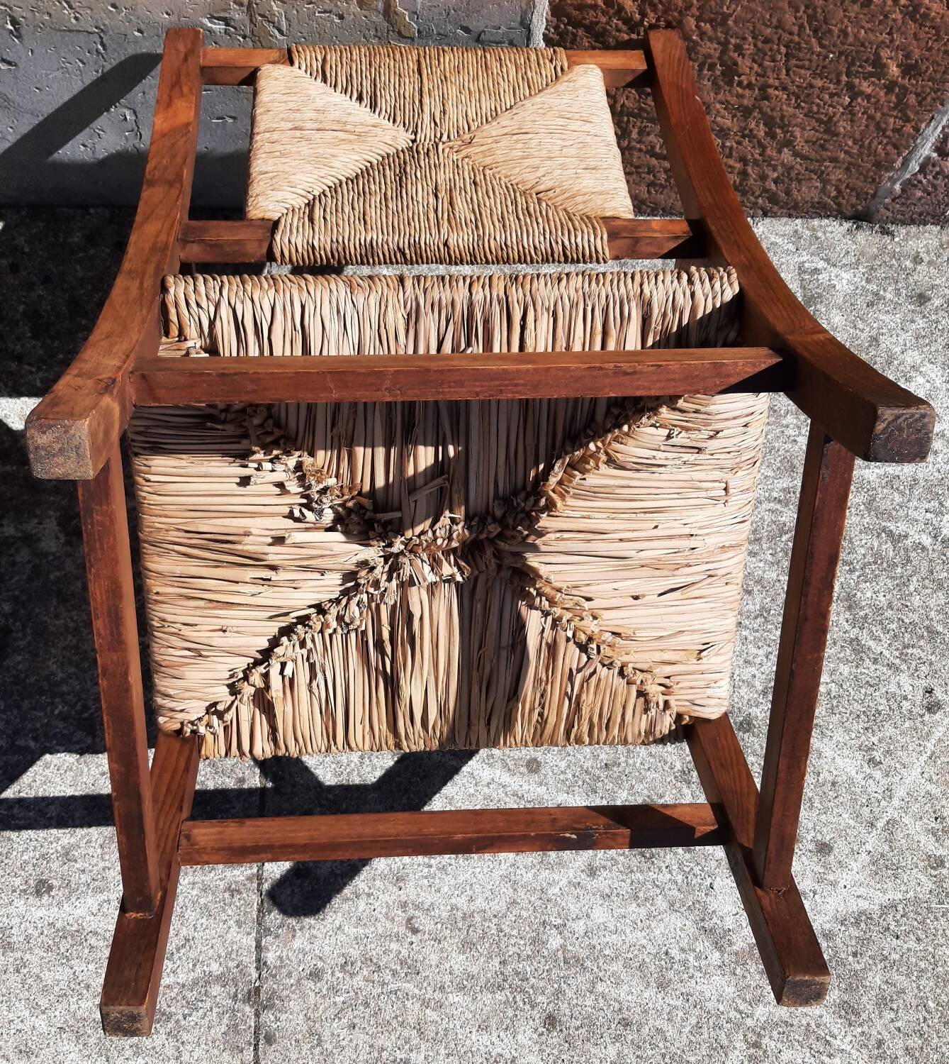 Paire de fauteuils paille (Josep Torres Clavé, 1936)