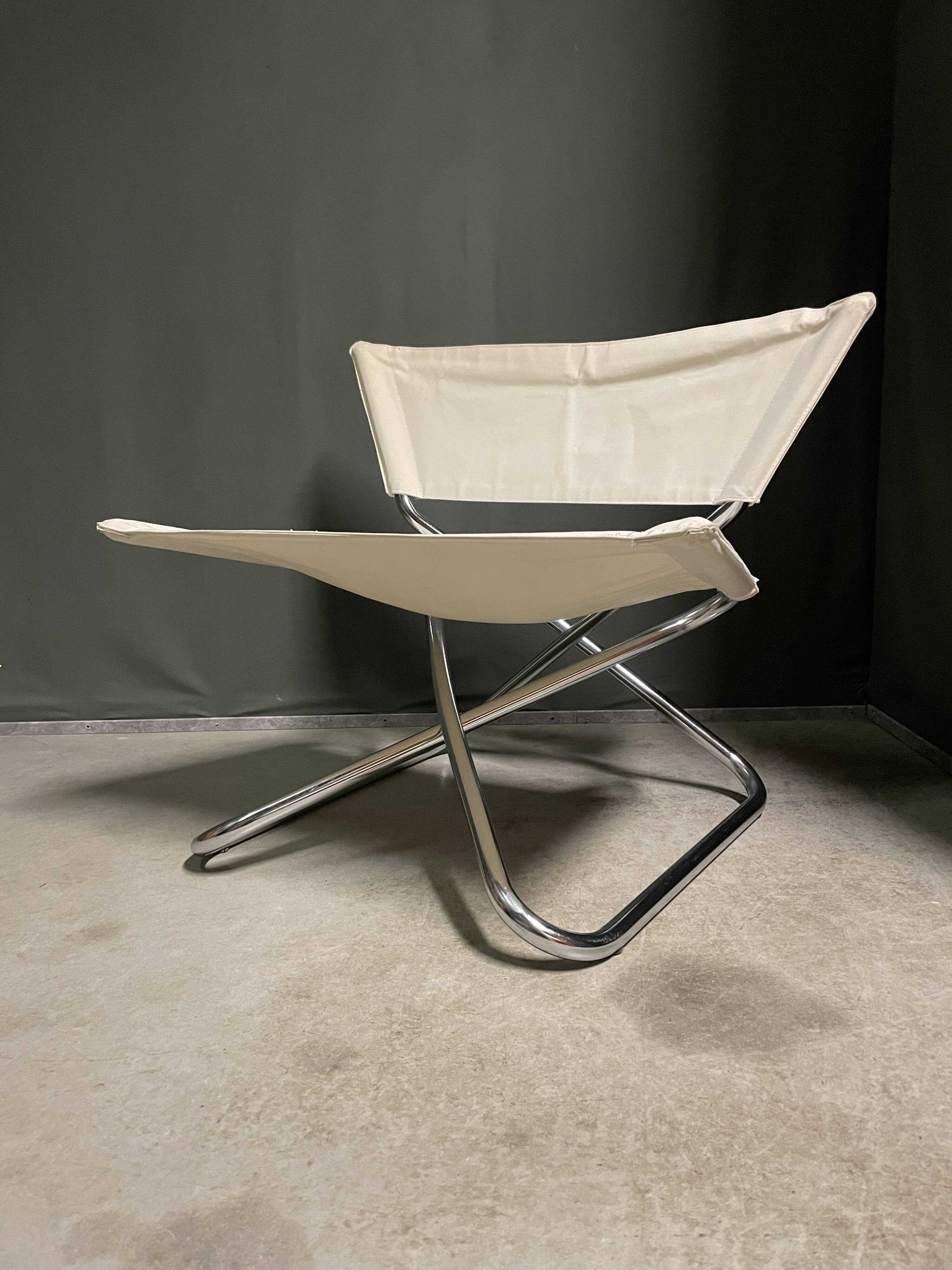 Erik Magnussen Z Down Folding Chairs by Torben Orskov 1960's