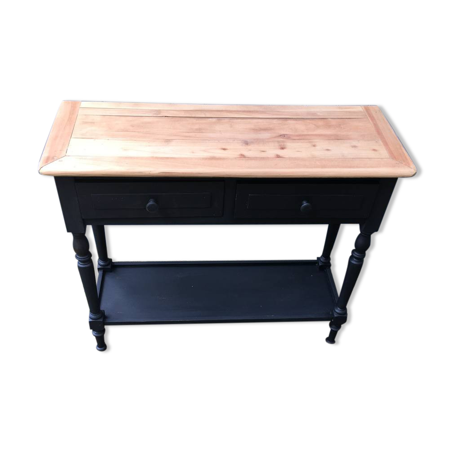 Wooden entrance console