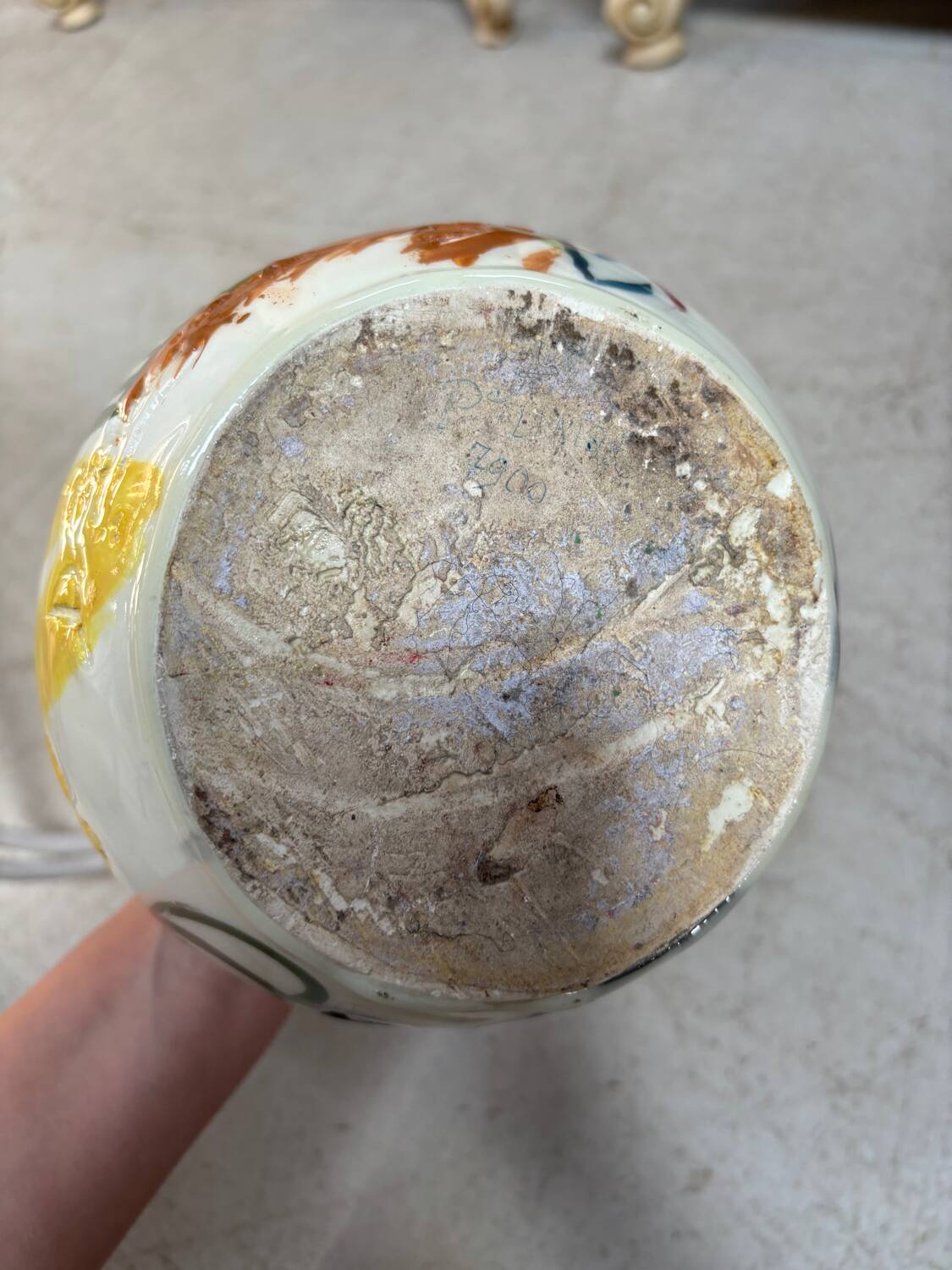 Double ceramic Face Vase