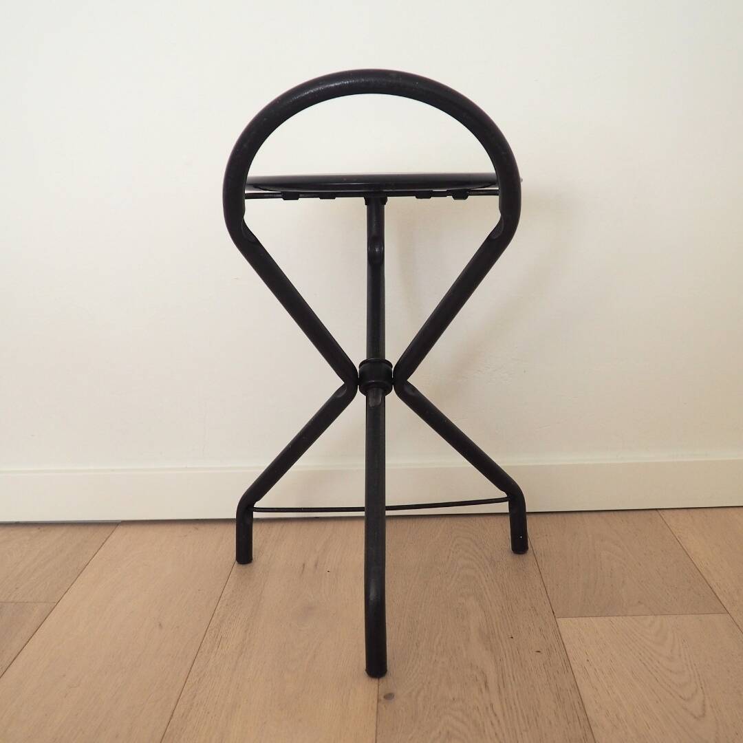 Tubecon - Smart Foldable Tripod Seat Stool - Black - Greece - 1980s