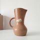 Vintage stoneware jug Digoin free form