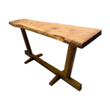 Solid wood console