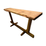 Solid wood console