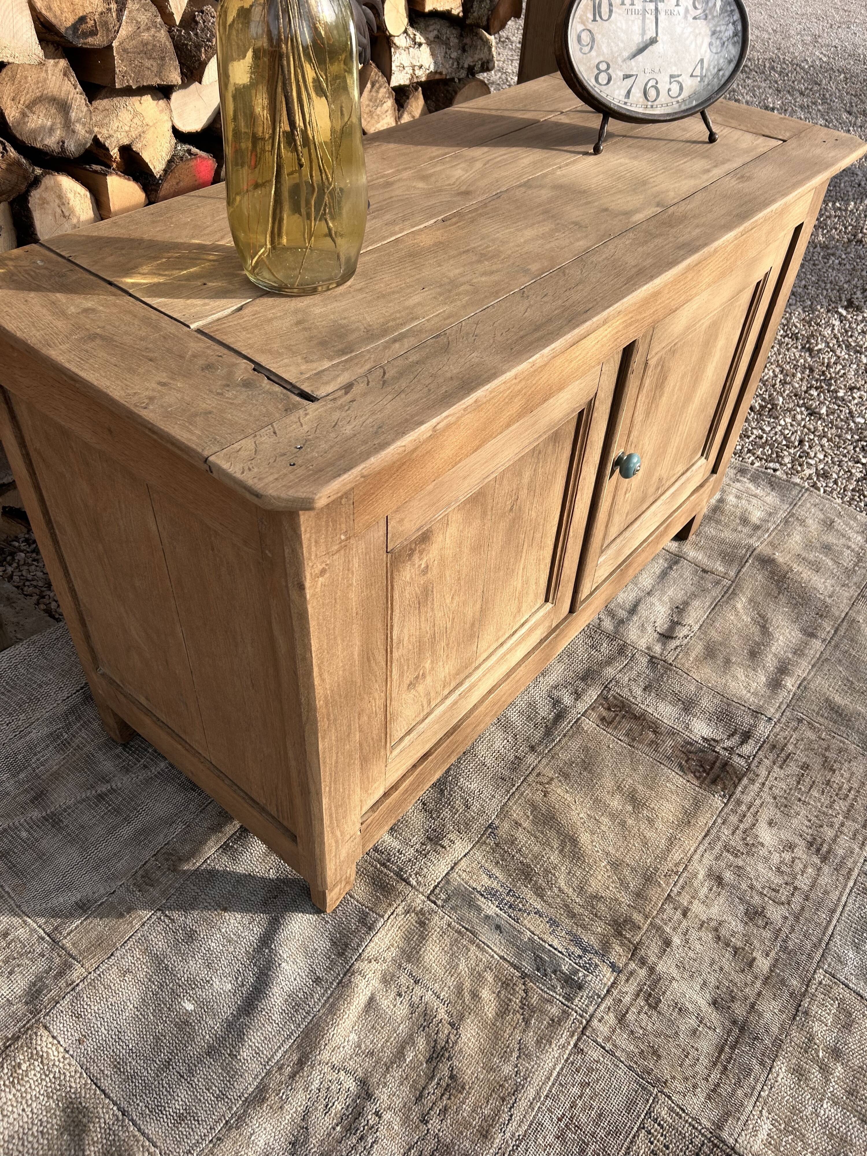 Renovated solid oak sideboard