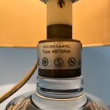 Lampe de table en verre Holmegaard Astoria années 1970