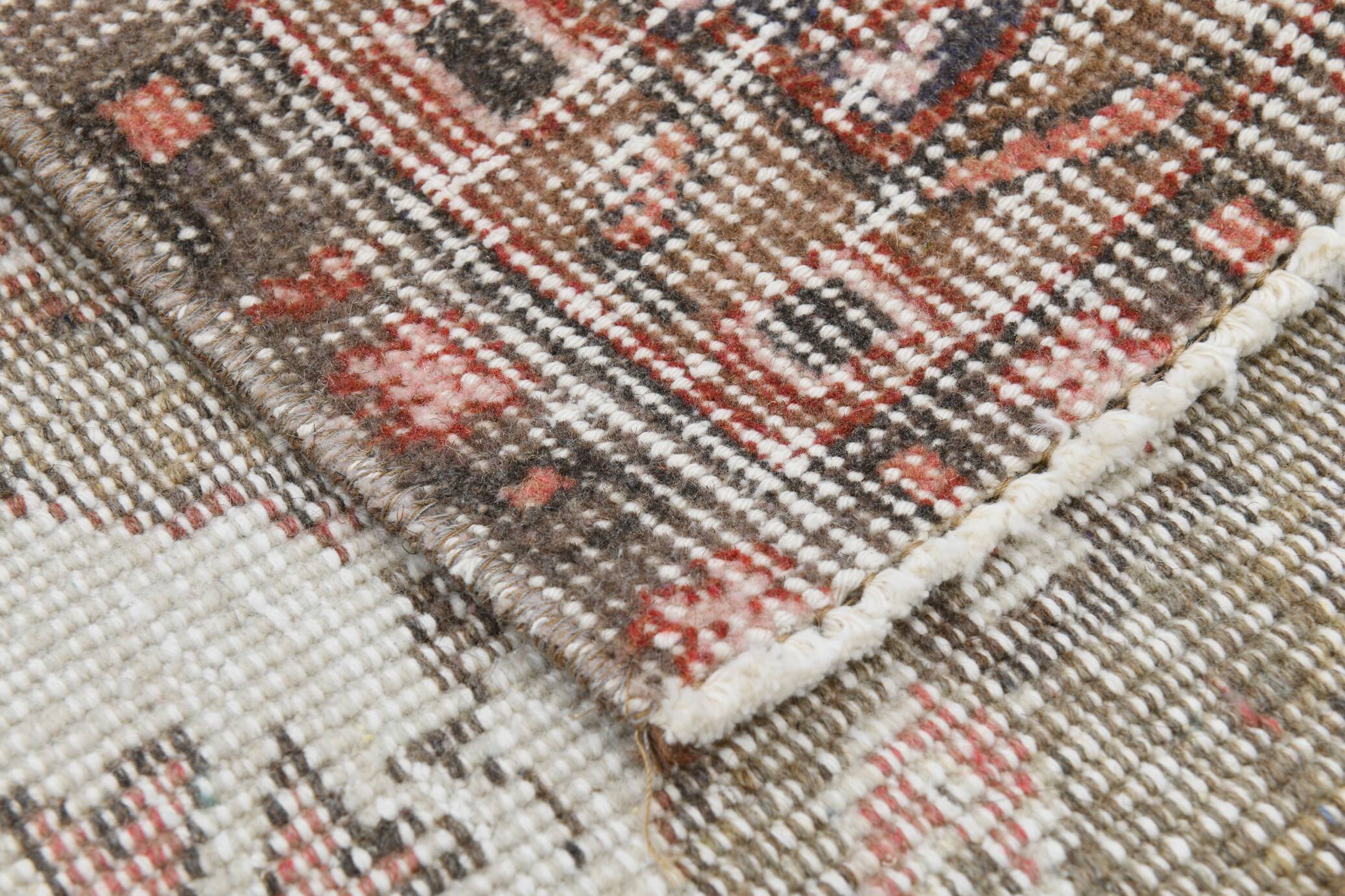 6x8 Vintage Green & Red Oriental Persian Rug, 172x252Cm