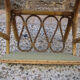 Rattan magazine holder