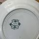 Set of 5 antique deep plates "Terre de Fer"