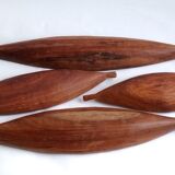 Set of wooden dishes Crafts of Africa, 20th