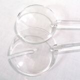 Salad service design Guzzini made in Italy 70s