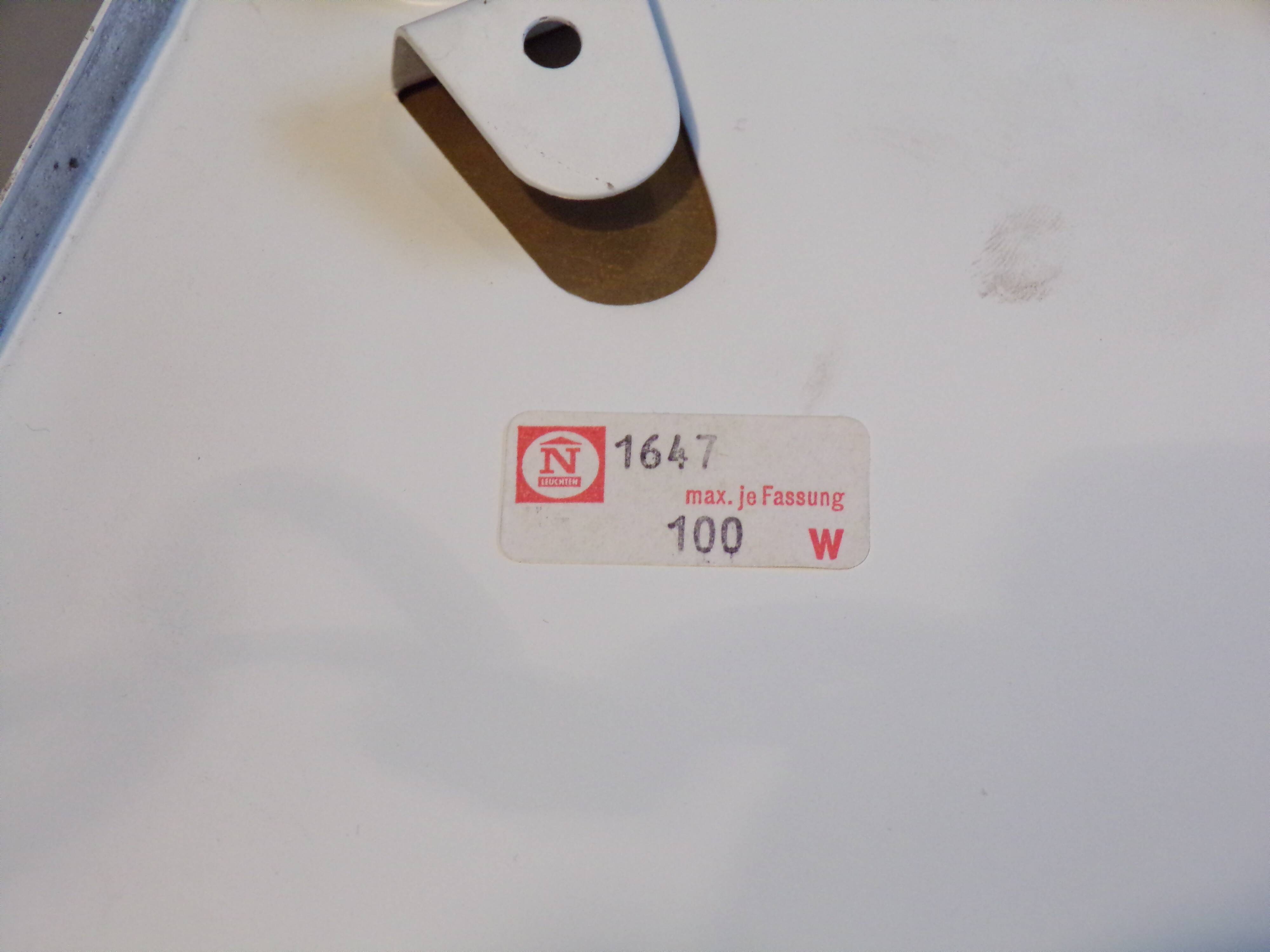 1970 glass wall light by Heinz Neuhaus