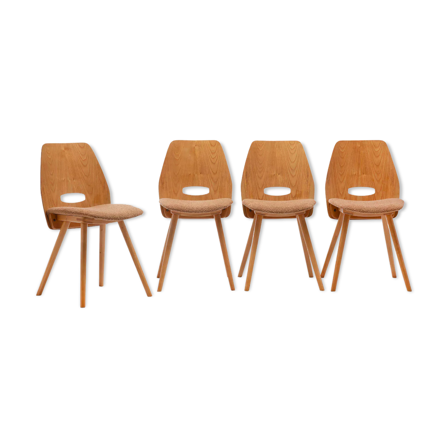 Lot de 4 chaises Tatra