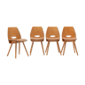 Lot de 4 chaises Tatra