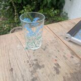 6 verres et plateau Art Déco