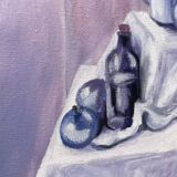 Painting of a still life oil on canvas