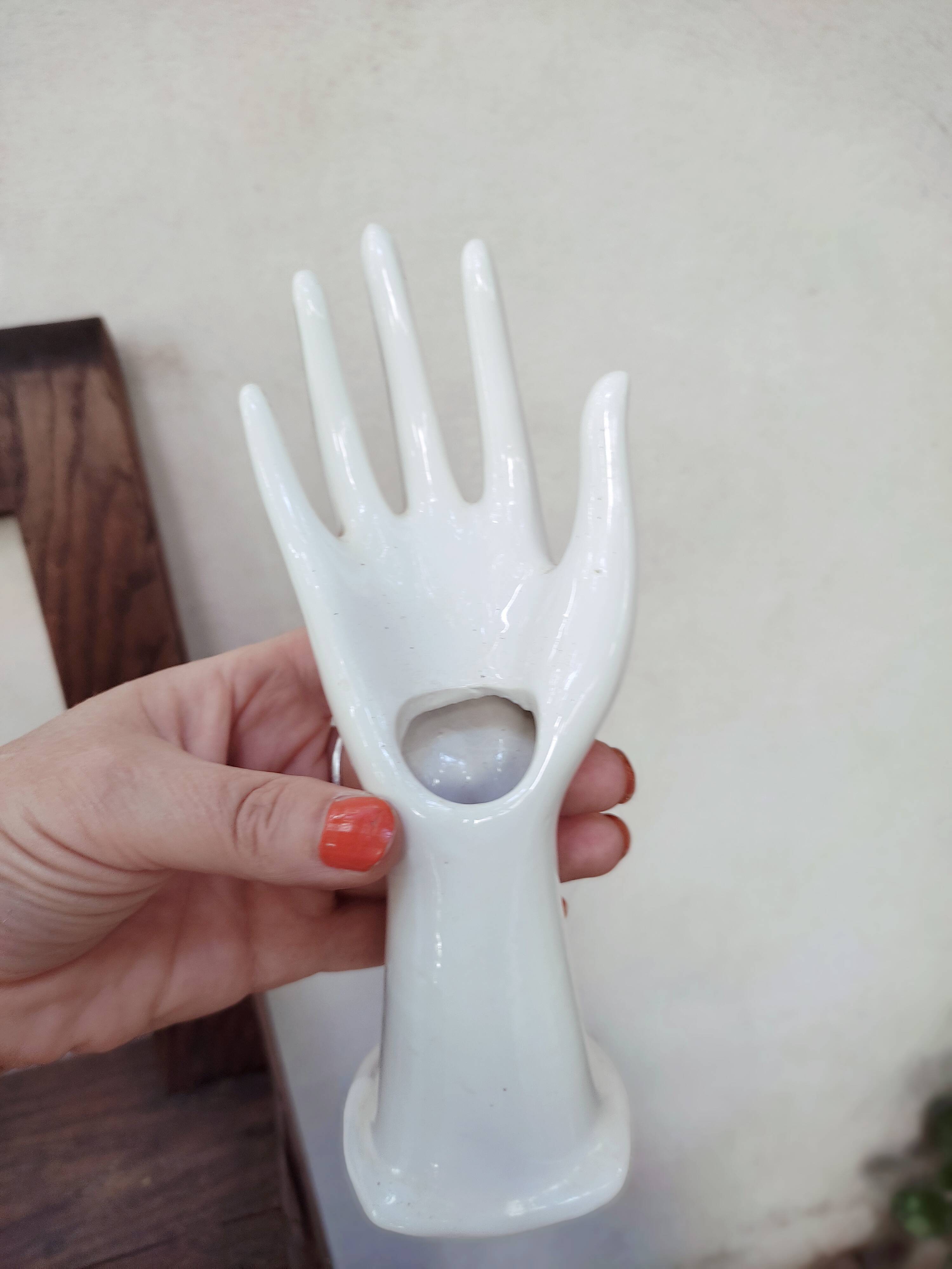 Hand soliflore in earthenware