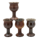 Stoneware coffee cups from Dalloun, La Borne, 1970s