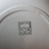 Set of 10 dessert plates. Salins