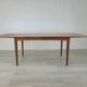 Danish design Scandinavian teak dining table 1960