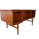 Danish teak writing desk,double-sided 1960s