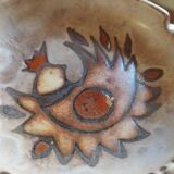 Ceramic ashtray signed JG Picard