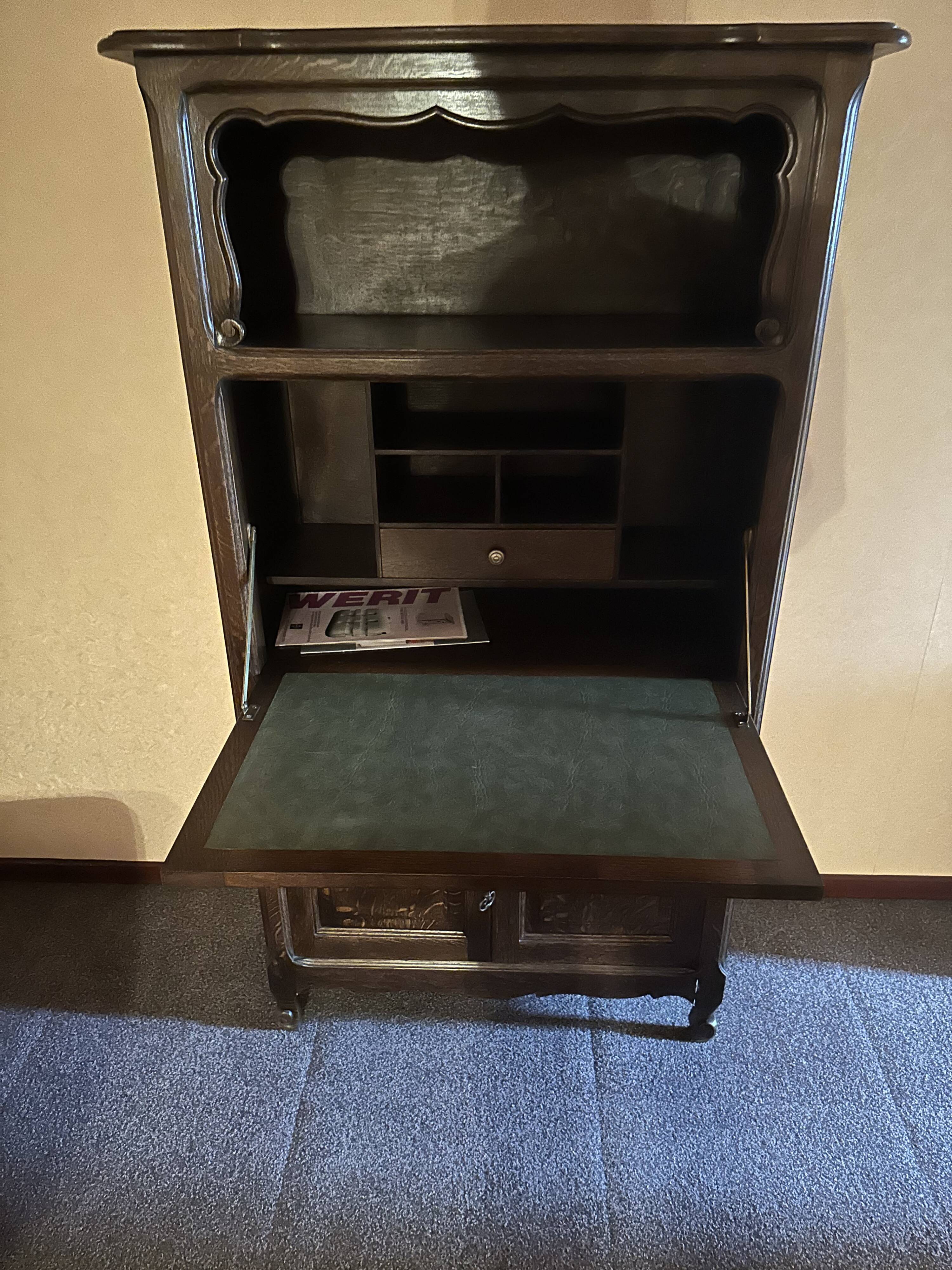 Antique wooden secretary