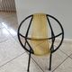 Children's armchair of the 50s in metal and scoubidou