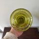 bougeoir en verre bullé vert biot années 60