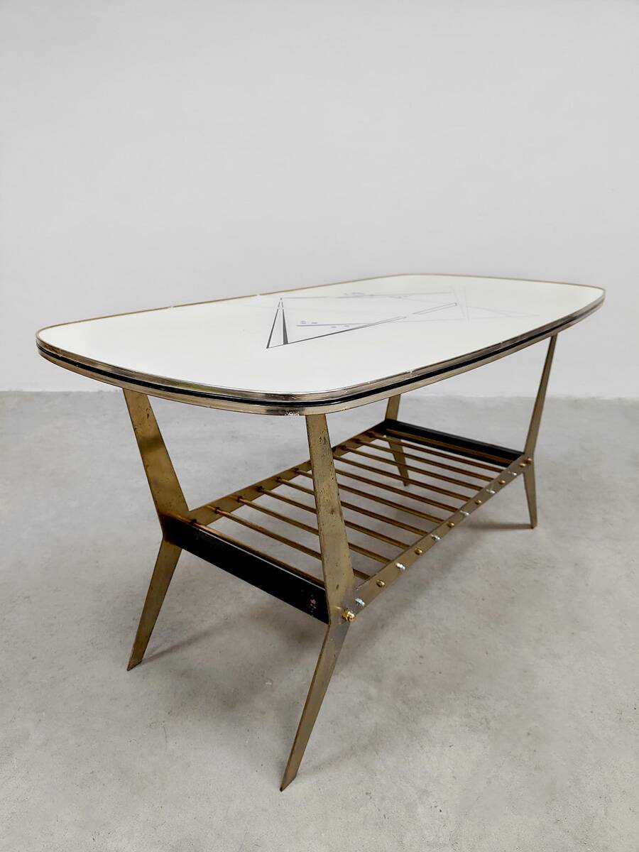 Midcentury Italian sixties design coffee table