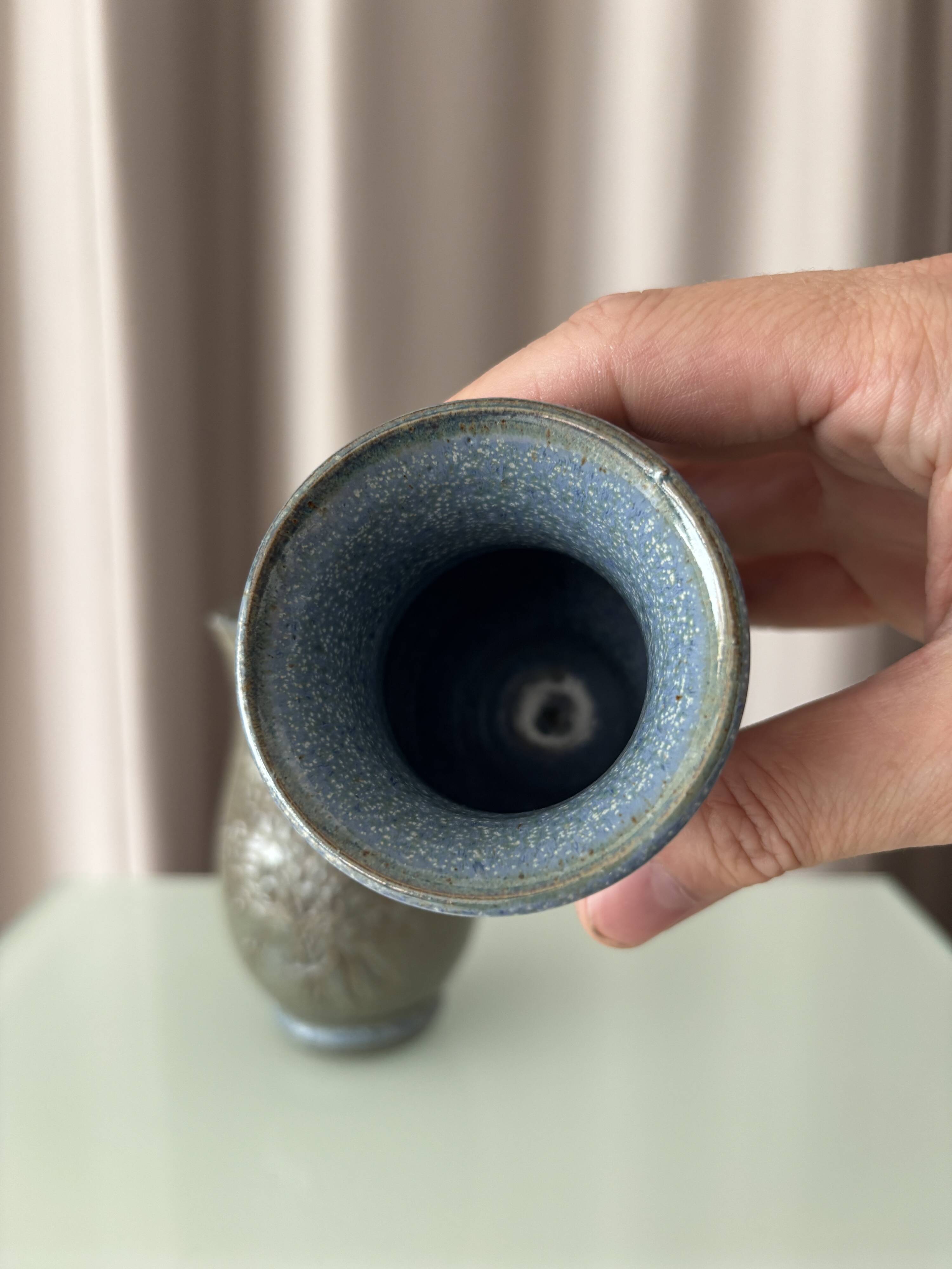 Pair of Belgian Studio Pottery Vases – Handmade