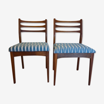 Chairs of Scandinavian style teak of the ' 70s, set of 2