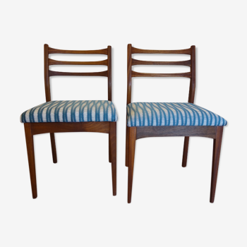 Chaises de style scandinave en teck des années 70