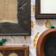 Lot of vintage wooden photo frames