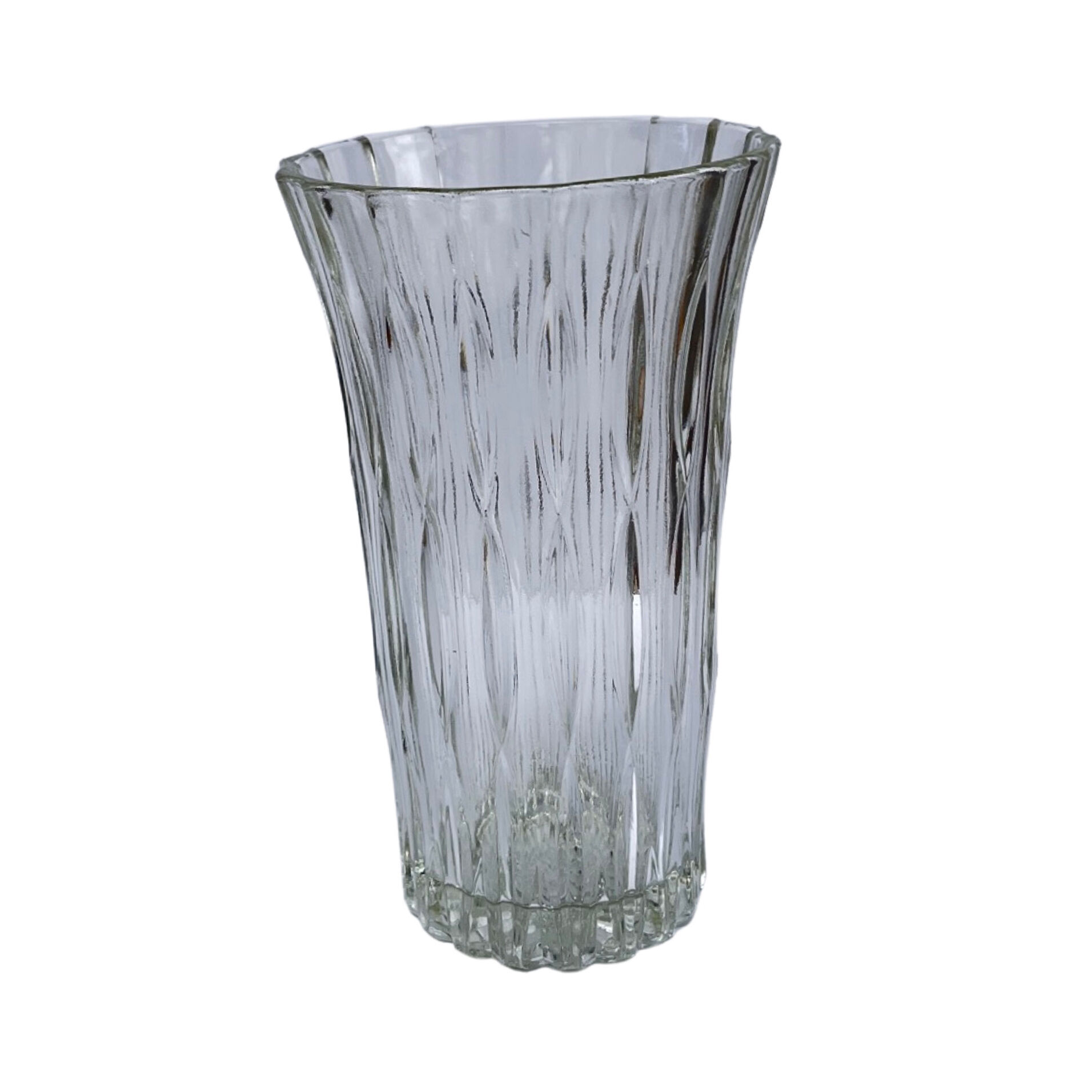 Glass vase by Jiří Řepásek, Poděbrady Czechoslovakia, 1960s