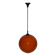 Suspension Boule orange des années 60 - 70
