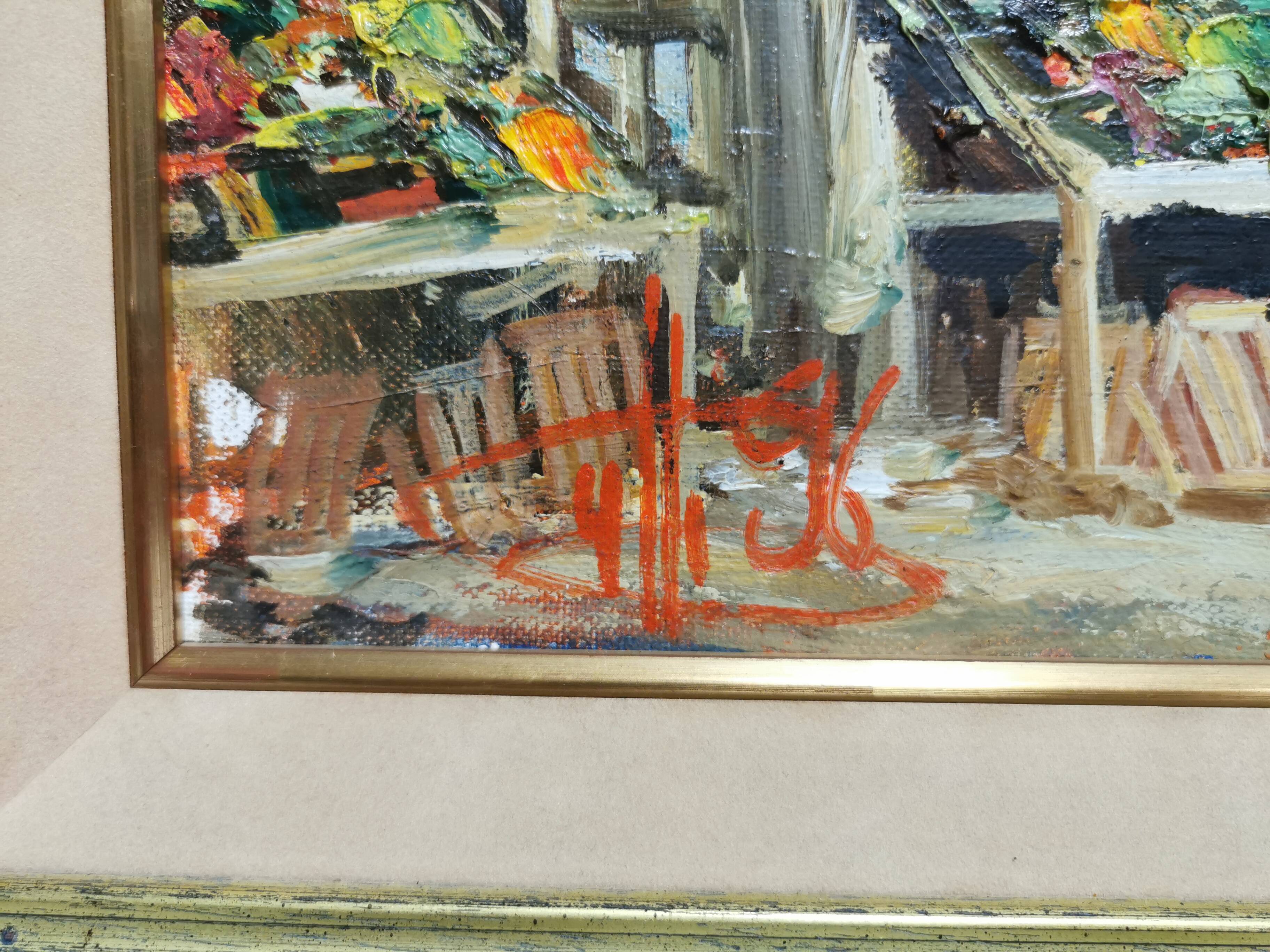 Painting / Oil on canvas signed. Aix en Provence