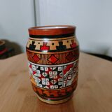 Hand painted pot
