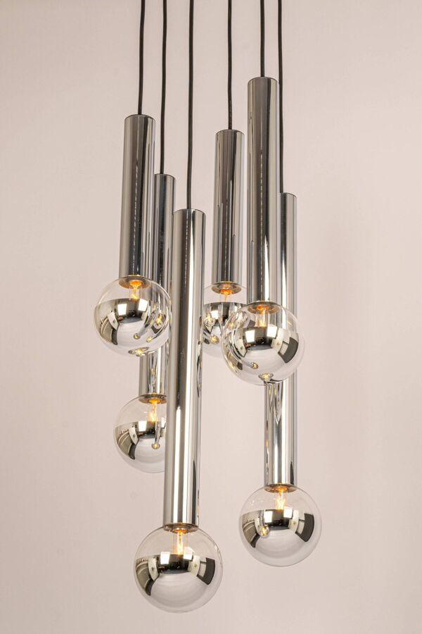 Lustre cascade design pour Staff Leuchten, Allemagne, années 1970