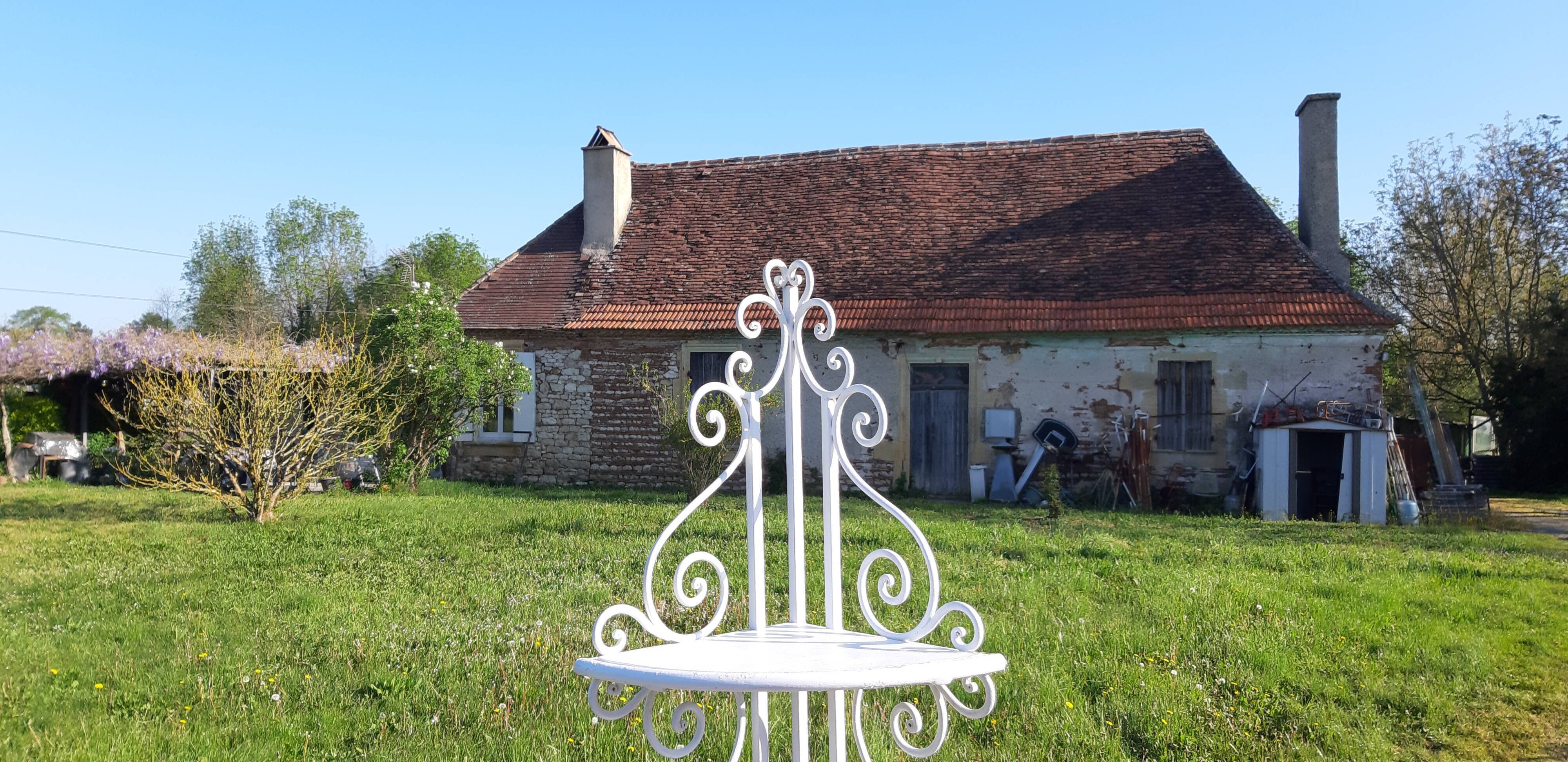 Wrought iron garden corner corner 1900