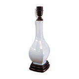 Light blue glazed ceramic lamp, Manises